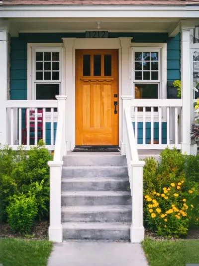 Voordeur van een huis